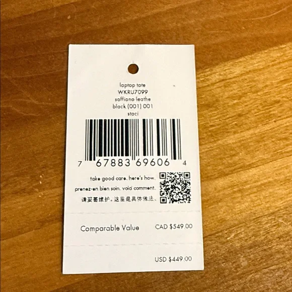 Kate Spade Stacie Bubblegum Pink Laptop Tote and Wallet - Picture 6 of 6